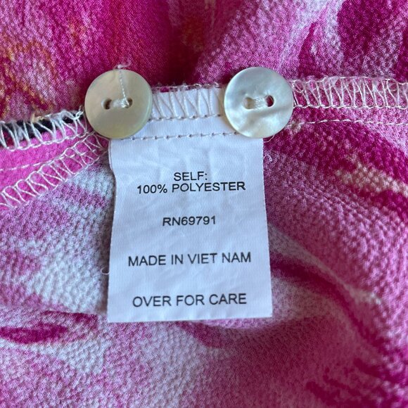 Fig and Flower Women's Pink Floral Tunic Top, Size 2X EUC - Picture 7 of 7